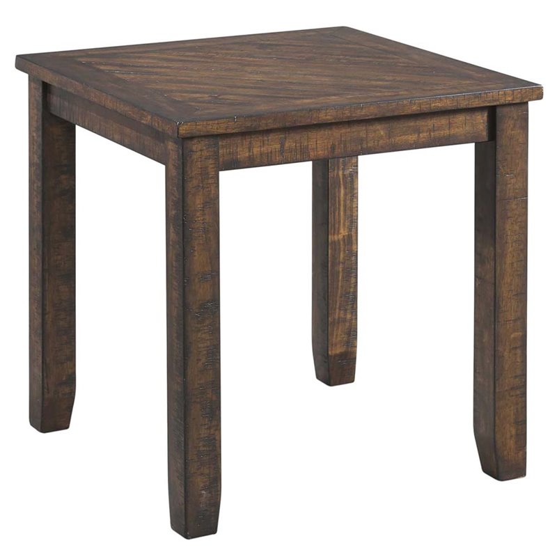 Picket House Furnishings Dex 3 Piece Coffee Table Set in Walnut