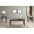 Picket House Furnishings Dex 3 Piece Coffee Table Set in Walnut