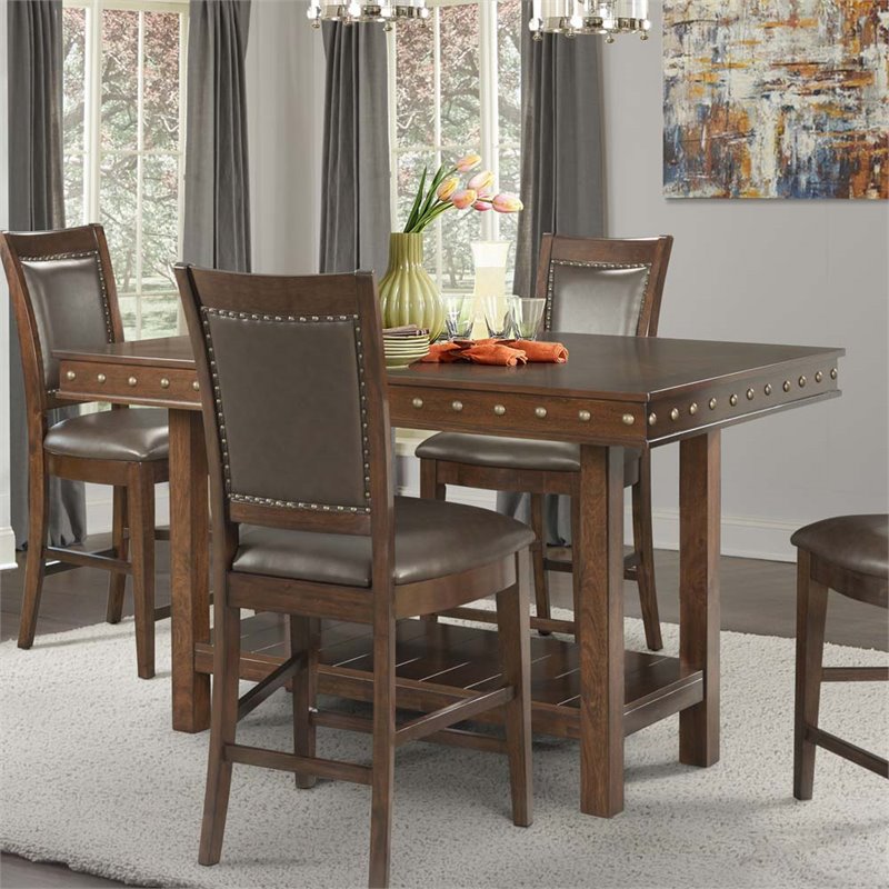 Picket House Furnishings Pruitt 7 Piece Counter Height Dining Set