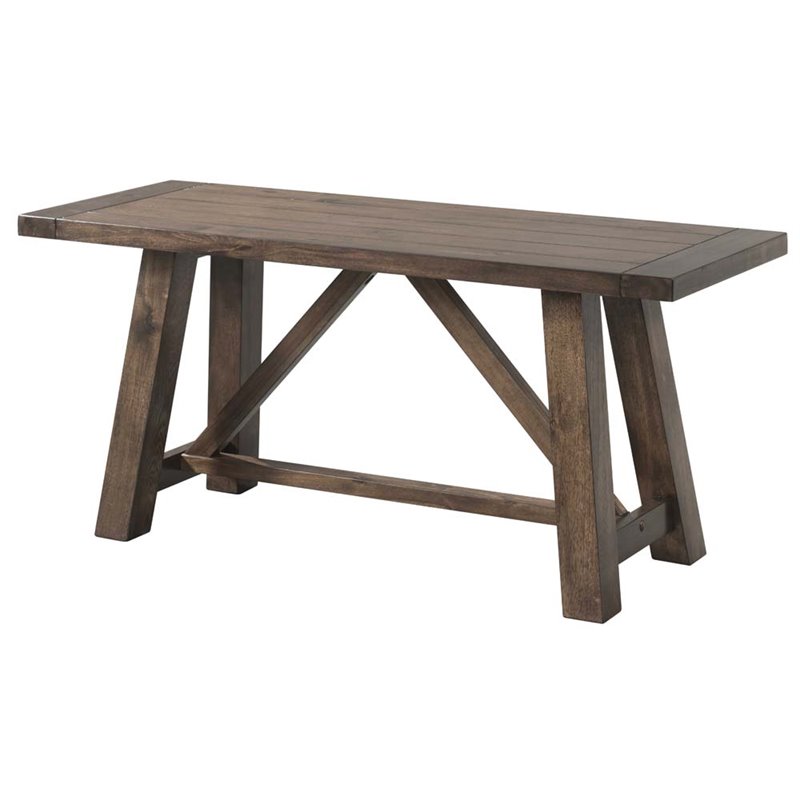 Picket House Furnishings Regan 6 Piece Dining Set in Walnut