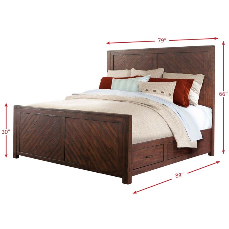 Picket House Furnishings Dex 3 Piece King Platform Storage Bedroom Set