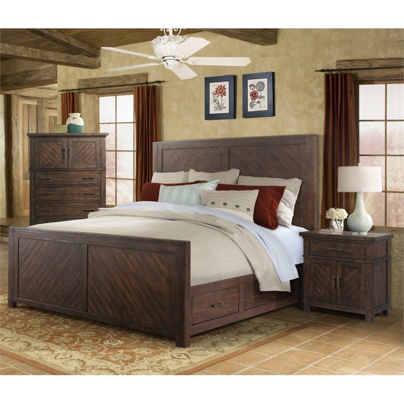 Picket House Furnishings Dex 3 Piece Queen Storage Bedroom Set
