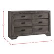 Picket House Furnishings Grayson 6 Drawer Dresser in Gray Oak