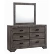 Picket House Furnishings Grayson 6 Drawer Dresser and Mirror Set