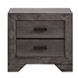 Picket House Furnishings Grayson 2 Drawer Nightstand in Gray Oak