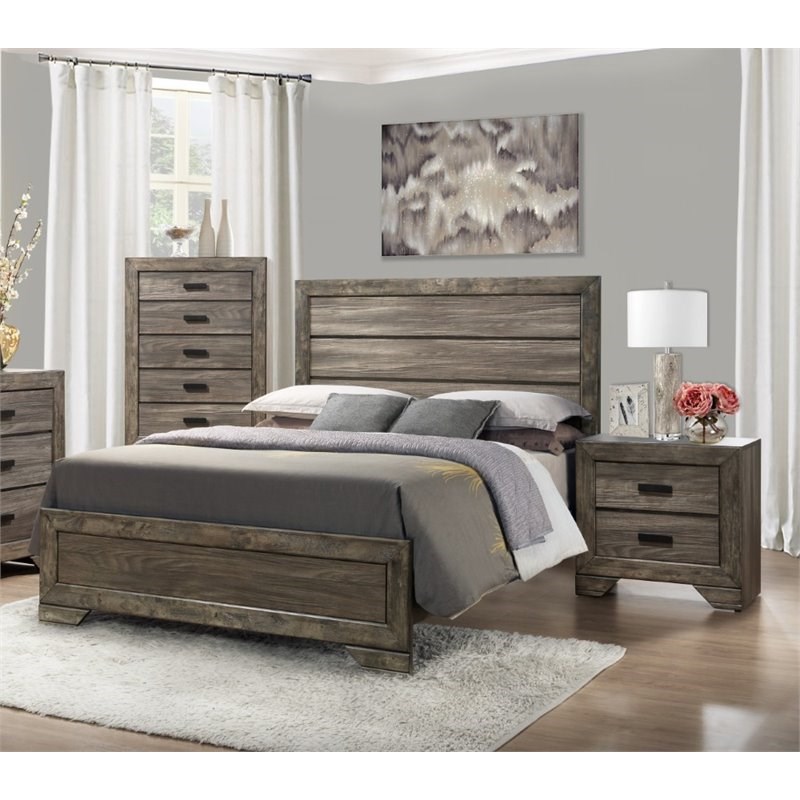 Picket House Furnishings Grayson 3 Piece Queen Panel Bedroom Set