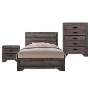 Picket House Furnishings Grayson 3 Piece Queen Panel Bedroom Set