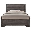 Picket House Furnishings Grayson 4 Piece Queen Panel Bedroom Set in Gray Oak