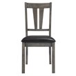 Picket House Furnishings Grayson Faux Leather Dining Chair in Gray (Set of 2)