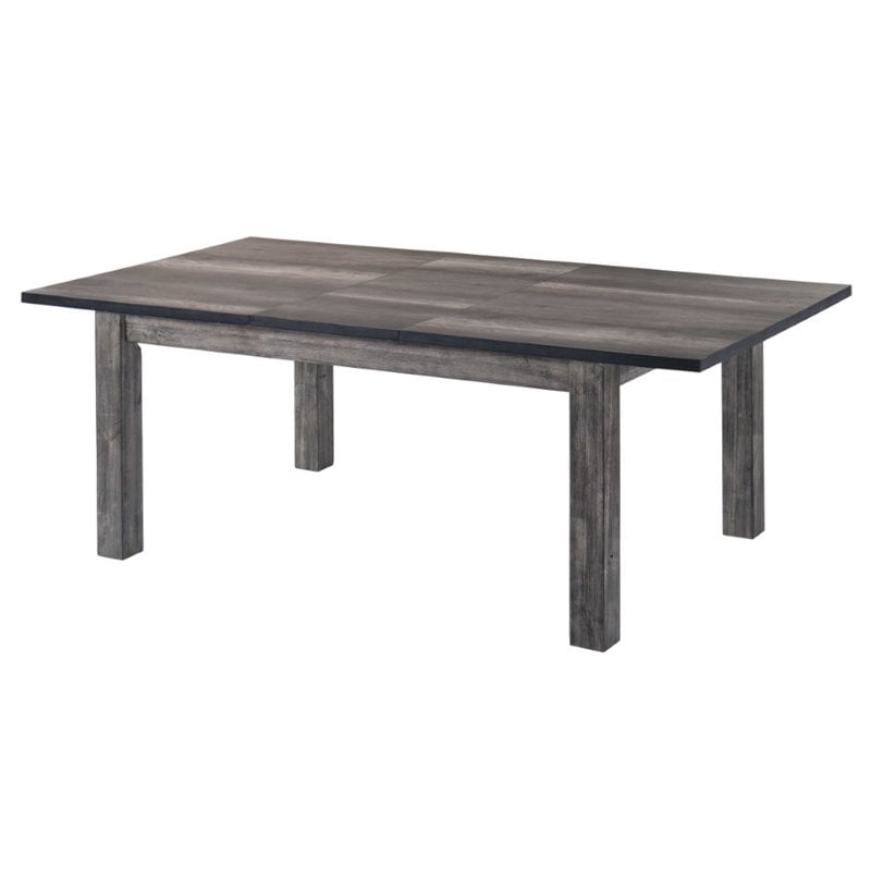 Picket House Furnishings Grayson 5 Piece Extendable Dining Set in Gray