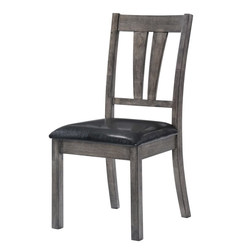 Picket House Furnishings Grayson 5 Piece Extendable Dining Set in Gray