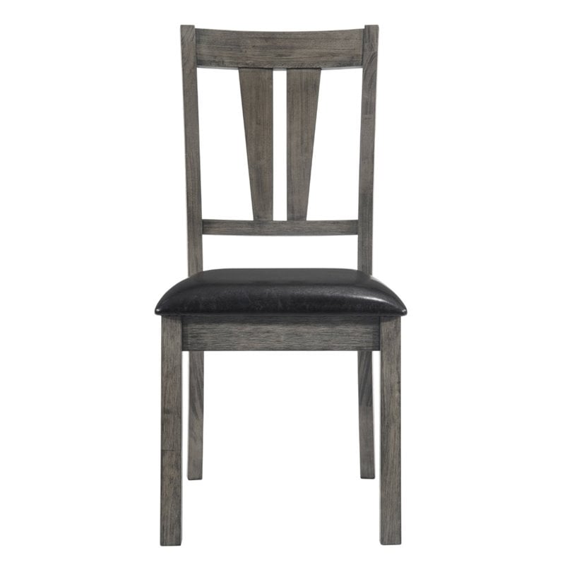 Picket House Furnishings Grayson 5 Piece Extendable Dining Set in Gray