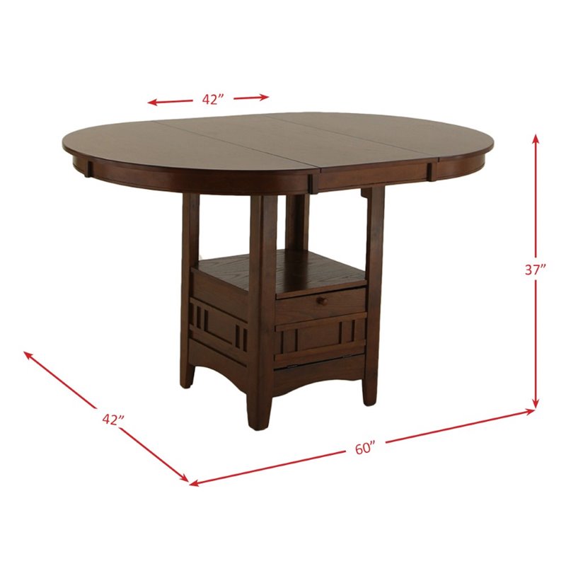 Picket House Furnishings Sam 5 Piece Extendable Counter Dining Set