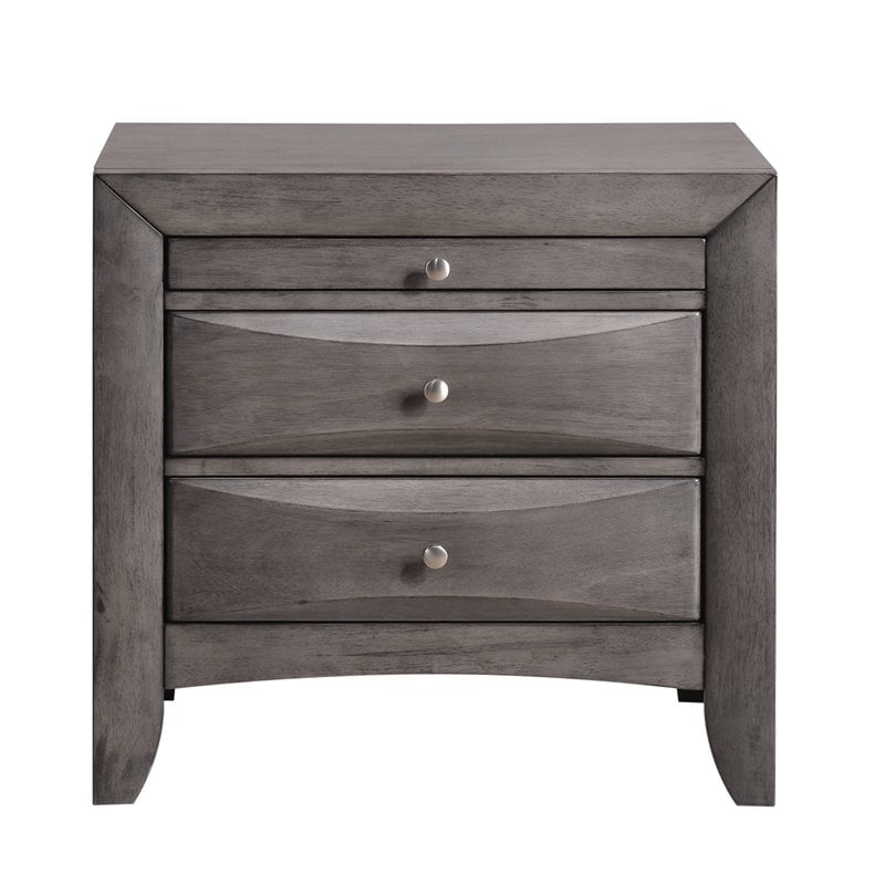 Picket House Furnshings Madison Nightstand in Gray