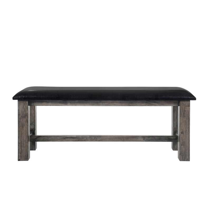 Picket House Furnishings Grayson Dining  with Padded Seats 6PC Set in Gray
