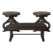 Picket House Furnishings Stanford 3PC Occasional Set in Brown