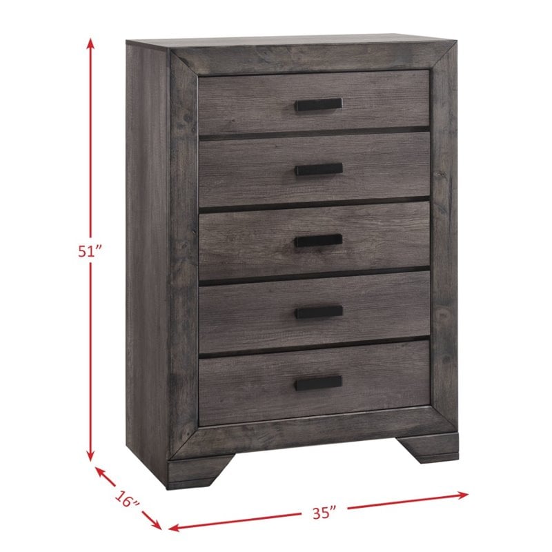 Picket House Furnishings Grayson 6 Piece Queen Panel Bedroom Set
