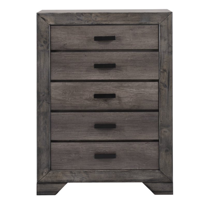 Picket House Furnishings Grayson 5 Piece King Panel Bedroom Set