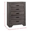 Picket House Furnishings Grayson 6 Piece King Panel Bedroom Set