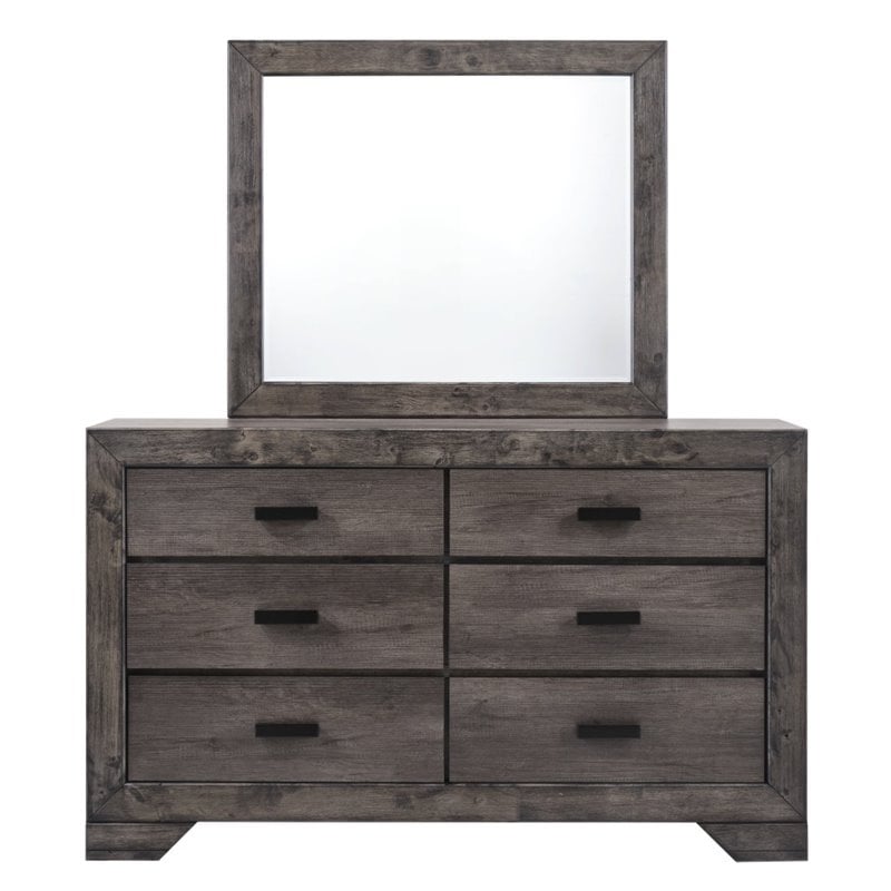 Picket House Furnishings Grayson 6 Piece King Panel Bedroom Set