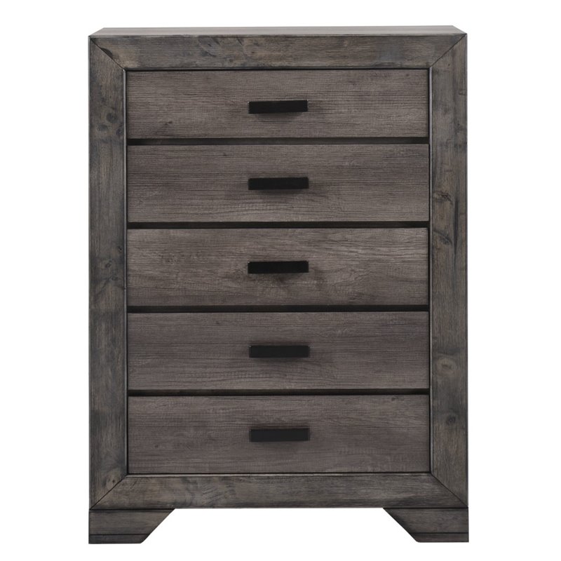 Picket House Furnishings Grayson 6 Piece King Panel Bedroom Set
