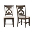 Picket House Furnishings Stanford Dining Chair in Walnut (Set of 2)