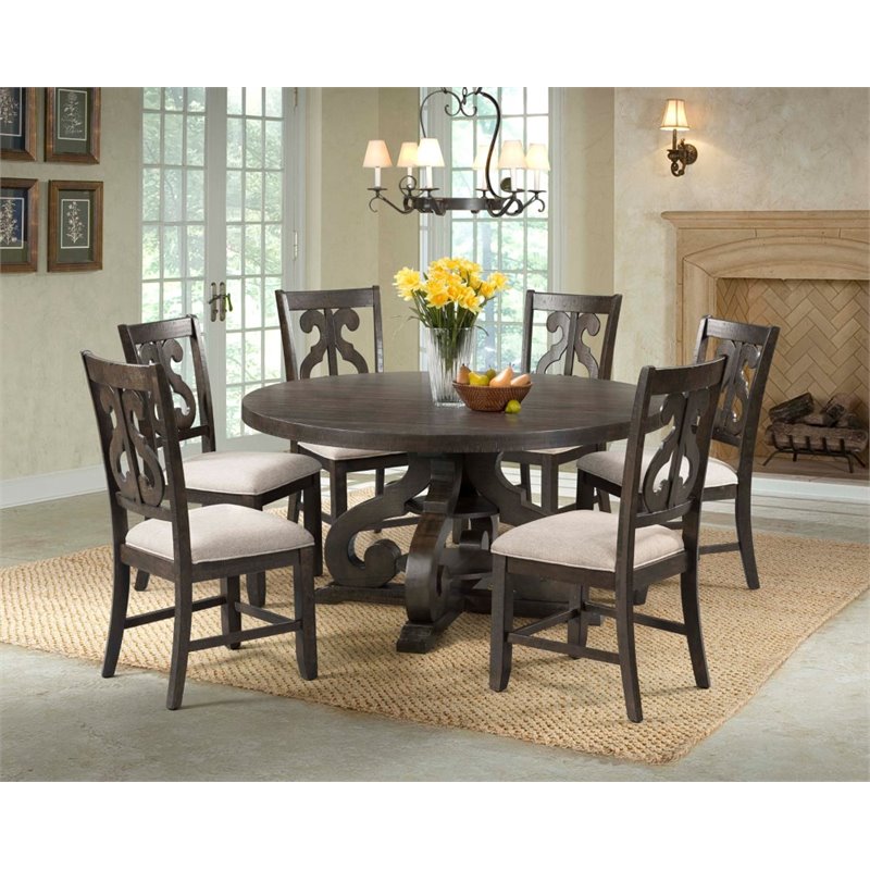 Picket House Furnishings Stanford 7, 7 Piece Round Dining Set