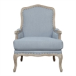Picket House Furnishings Regal Accent Chair in Light Blue
