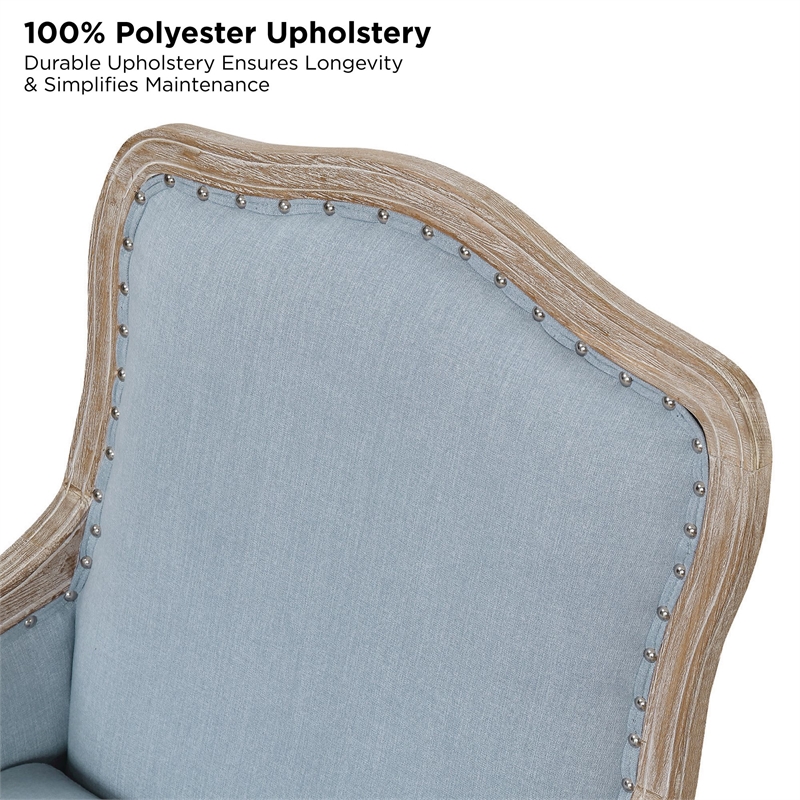 Picket House Furnishings Regal Accent Chair in Light Blue