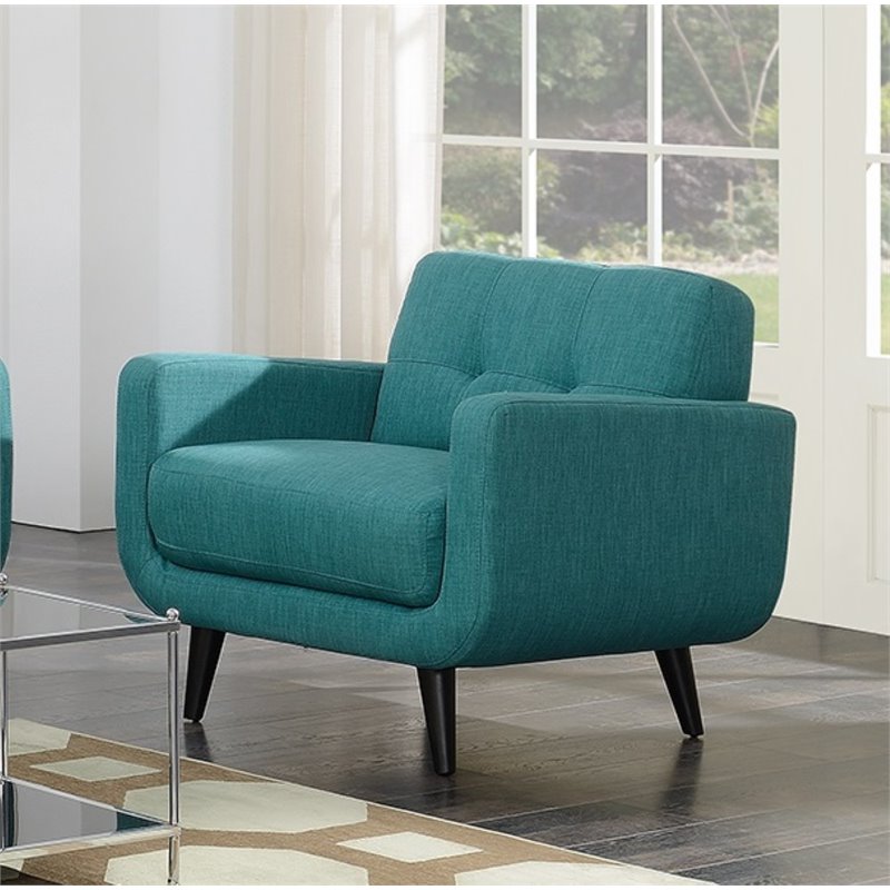Picket House Furnishings Hailey Accent Chair in Teal