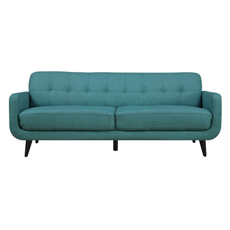Picket House Furnishings Hailey Low Arms Sofa in Teal