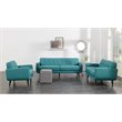 Picket House Furnishings Hailey 3 Piece Sofa Set in Teal