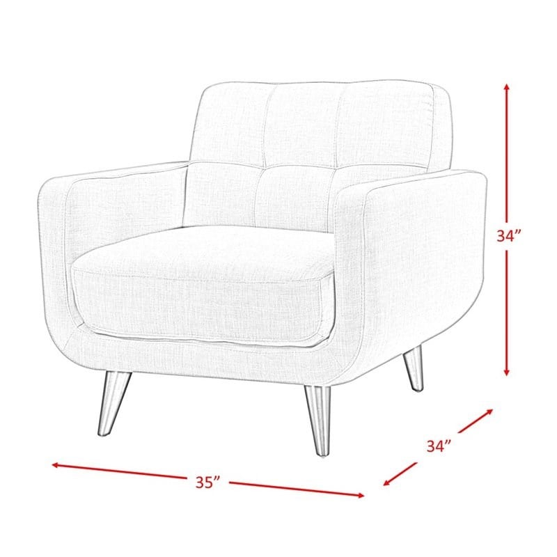 Picket House Furnishings Hailey Accent Chair in Charcoal