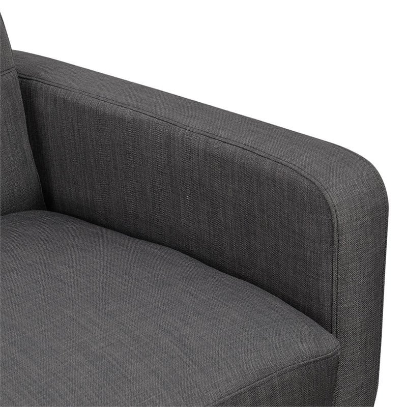 Picket House Furnishings Hailey Accent Chair in Charcoal