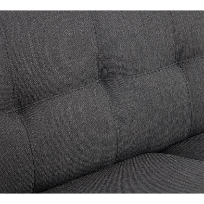 Picket House Furnishings Hailey Accent Chair in Charcoal