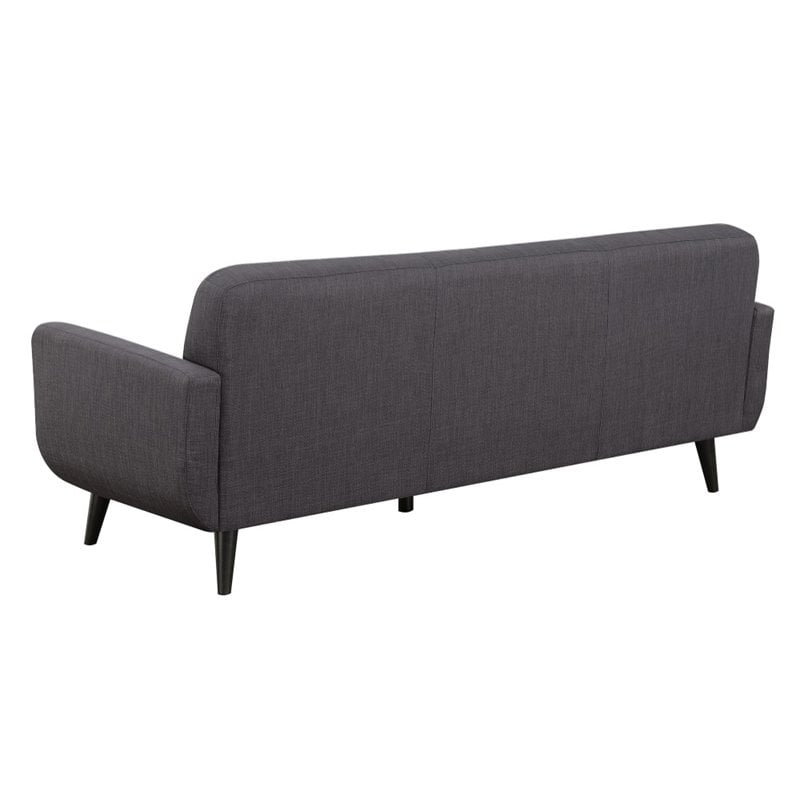 Picket House Furnishings Hailey 3 Piece Sofa Set in Charcoal