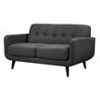 Picket House Furnishings Hailey 3 Piece Sofa Set in Charcoal