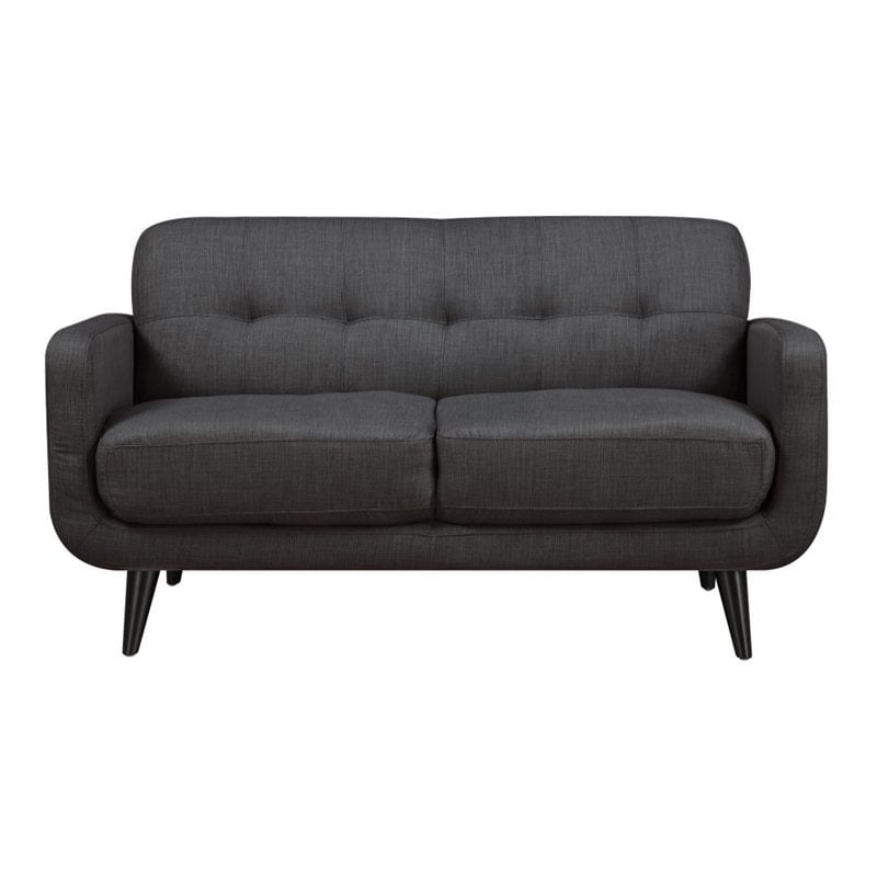 Picket House Furnishings Hailey 3 Piece Sofa Set in Charcoal
