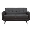 Picket House Furnishings Hailey 3 Piece Sofa Set in Charcoal