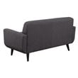 Picket House Furnishings Hailey 3 Piece Sofa Set in Charcoal