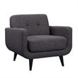 Picket House Furnishings Hailey 3 Piece Sofa Set in Charcoal