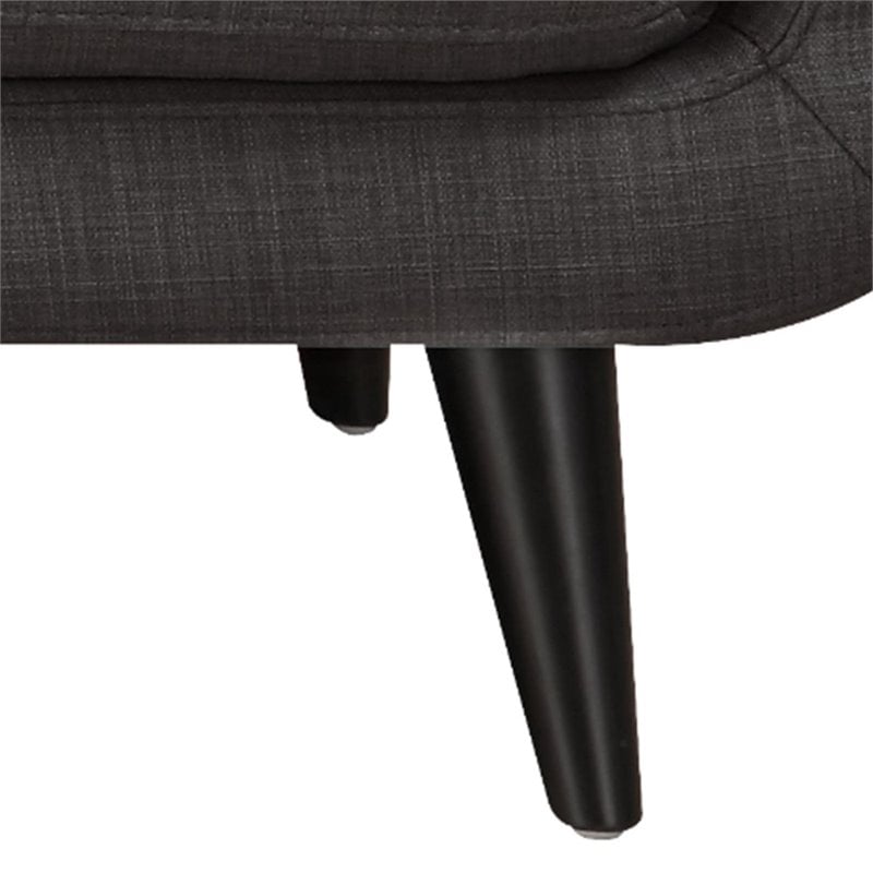 Picket House Furnishings Hailey 2 Piece Sofa Set in Charcoal