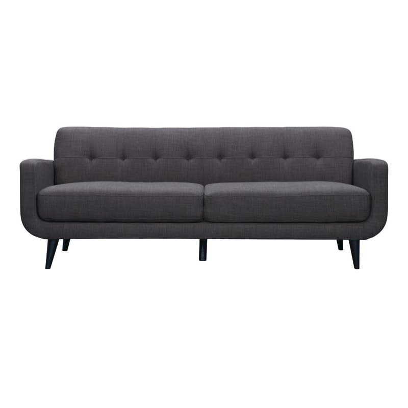 Picket House Furnishings Hailey 2 Piece Sofa Set in Charcoal