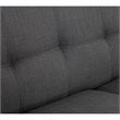 Picket House Furnishings Hailey 2 Piece Sofa Set in Charcoal