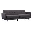 Picket House Furnishings Hailey 2 Piece Sofa Set in Charcoal