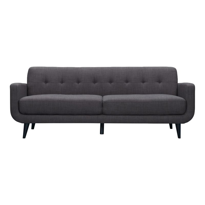 Picket House Furnishings Hailey 2 Piece Sofa Set in Charcoal