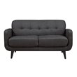 Picket House Furnishings Hailey 2 Piece Sofa Set in Charcoal