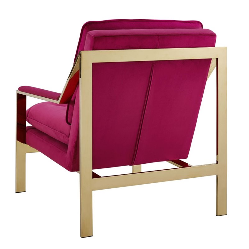 Picket House Furnishings Tribeca Accent Chair in Cranberry 848853077653