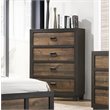 Picket House Furnishings Harrison 4 Drawer Chest in Walnut