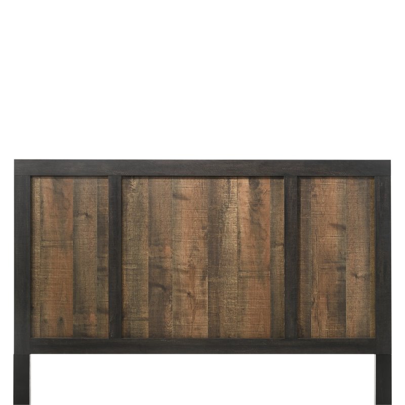 Picket House Furnishings Harrison Queen Panel Bed in Walnut